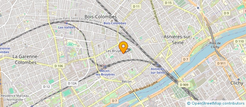 localisation de l'entreprise MADAME FREDERIQUE DHERBECOURT à COURBEVOIE