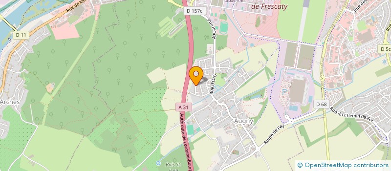 localisation de l'entreprise MADAME FREDERIQUE DILLY  AUGNY