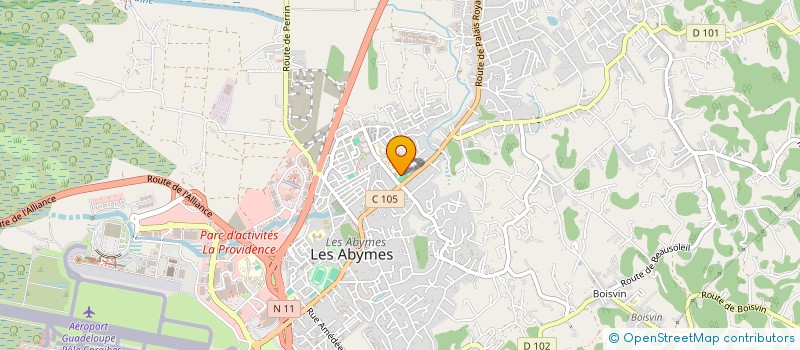 localisation de l'entreprise MADAME FREDERIQUE DOMICHARD à LES ABYMES