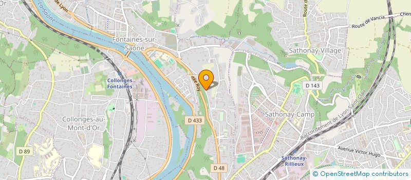 localisation de l'entreprise MADAME FREDERIQUE DUBOIS à FONTAINES-SUR-SAONE