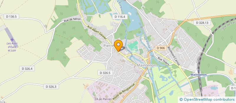 localisation de l'entreprise MADAME FREDERIQUE DUBOTS à PIERRES