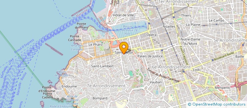 localisation de l'entreprise MADAME FREDERIQUE DUBREUIL à MARSEILLE