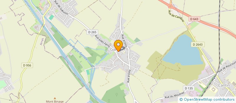 localisation de l'entreprise MADAME FREDERIQUE DUBRULLE  GULZIN