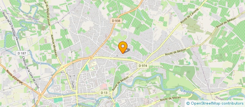 localisation de l'entreprise MADAME FREDERIQUE DUCRET à CARPENTRAS