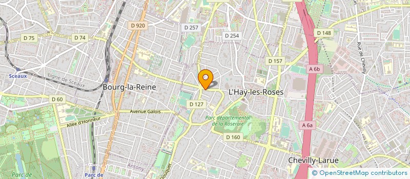 localisation de l'entreprise MADAME FREDERIQUE DUFRESNE  L'HAY-LES-ROSES