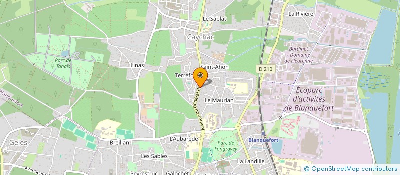 localisation de l'entreprise MADAME FREDERIQUE DUMAS à BLANQUEFORT