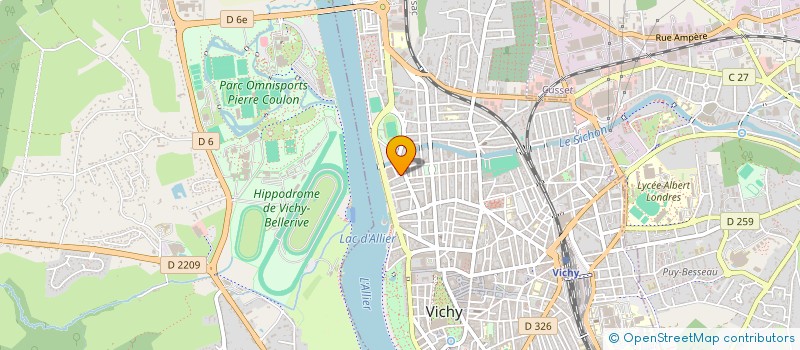 localisation de l'entreprise MADAME FREDERIQUE DURIEUX à VICHY