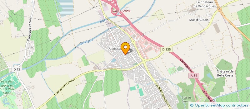 localisation de l'entreprise MADAME FREDERIQUE DURIN  CAISSARGUES