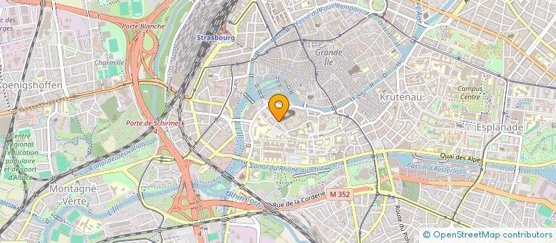 localisation de l'entreprise MADAME FREDERIQUE EHRHART à STRASBOURG