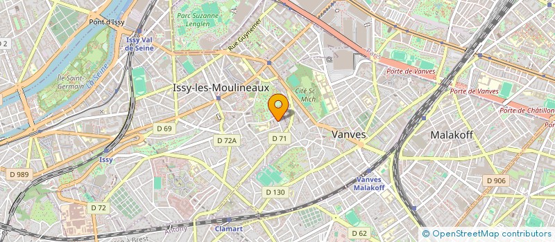 localisation de l'entreprise MADAME FREDERIQUE EMERY-MOREL à ISSY-LES-MOULINEAUX