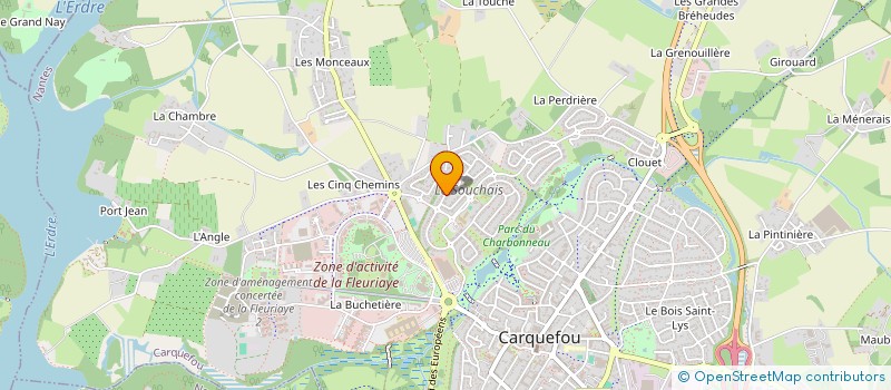 localisation de l'entreprise MADAME FREDERIQUE EMONET  SAINTE-LUCE-SUR-LOIRE