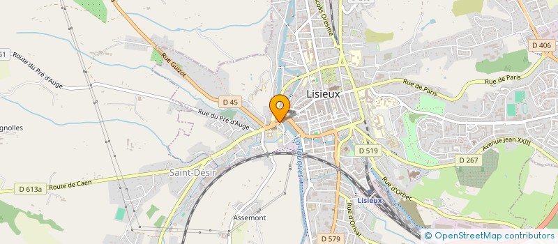 localisation de l'entreprise MADAME FREDERIQUE ENAULT  LISIEUX