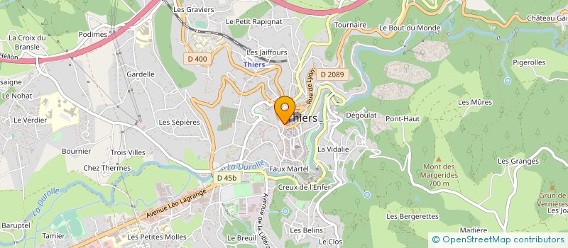 localisation de l'entreprise MADAME FREDERIQUE ENE à THIERS