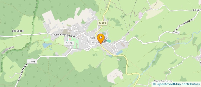 localisation de l'entreprise MADAME FREDERIQUE ERVAS à SAINT-HONORE-LES-BAINS
