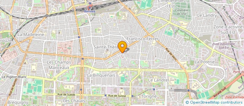 localisation de l'entreprise MADAME FREDERIQUE FADAT à RENNES