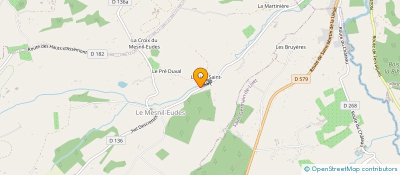 localisation de l'entreprise MADAME FREDERIQUE FAROUZ  LE MESNIL-EUDES