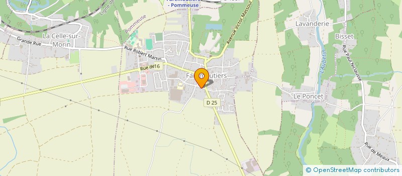 localisation de l'entreprise MADAME FREDERIQUE FAVIER  FAREMOUTIERS