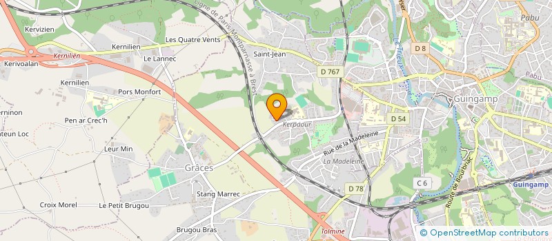 localisation de l'entreprise MADAME FREDERIQUE FERCOQ  GRACES