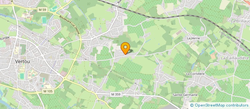 localisation de l'entreprise MADAME FREDERIQUE FERET à VERTOU