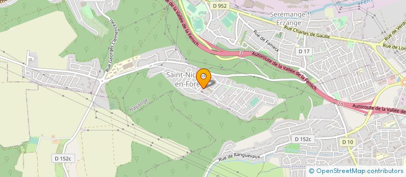 localisation de l'entreprise MADAME FREDERIQUE FERRIER  SEREMANGE-ERZANGE