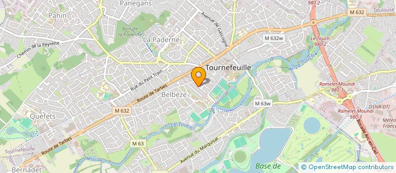 localisation de l'entreprise MADAME FREDERIQUE FERRON à TOURNEFEUILLE