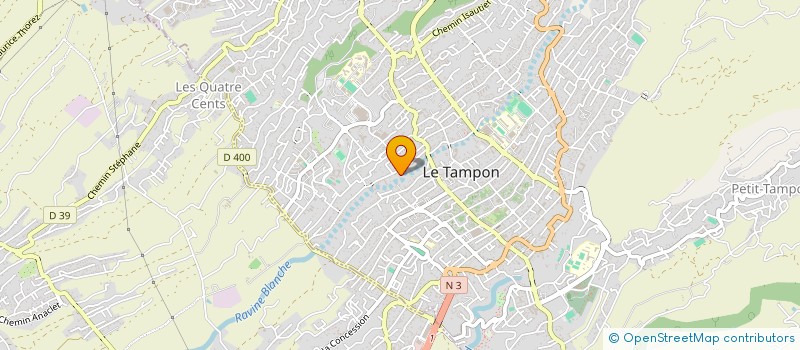 localisation de l'entreprise MADAME FREDERIQUE FEVRE à LE TAMPON