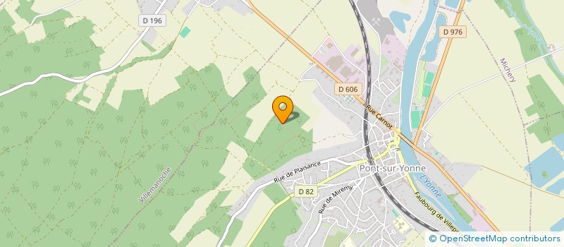 localisation de l'entreprise MADAME FREDERIQUE FLEURET à PONT SUR YONNE