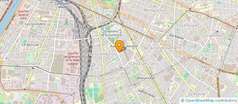 localisation de l'entreprise MADAME FREDERIQUE FLEUROT  LYON