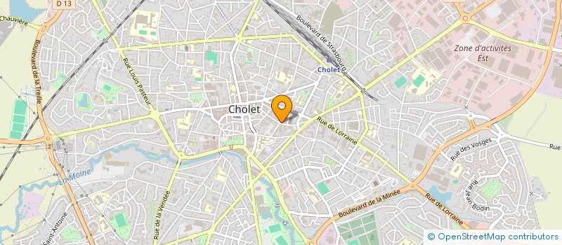 localisation de l'entreprise MADAME FREDERIQUE FLEURY à CHOLET