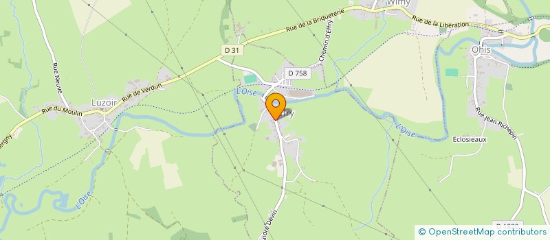 localisation de l'entreprise MADAME FREDERIQUE FONTENELLE  EFFRY