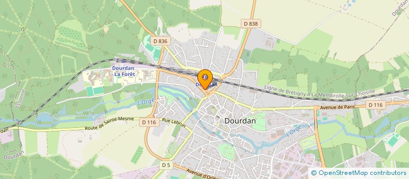 localisation de l'entreprise MADAME FREDERIQUE FOUCAUD à DOURDAN