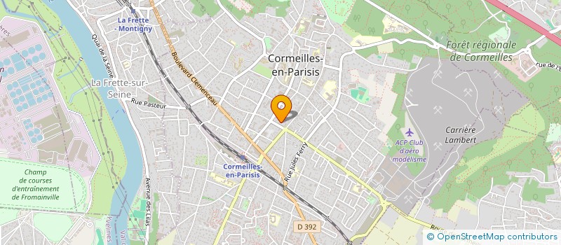 localisation de l'entreprise MADAME FREDERIQUE FOURNIER  CORMEILLES EN PARISIS