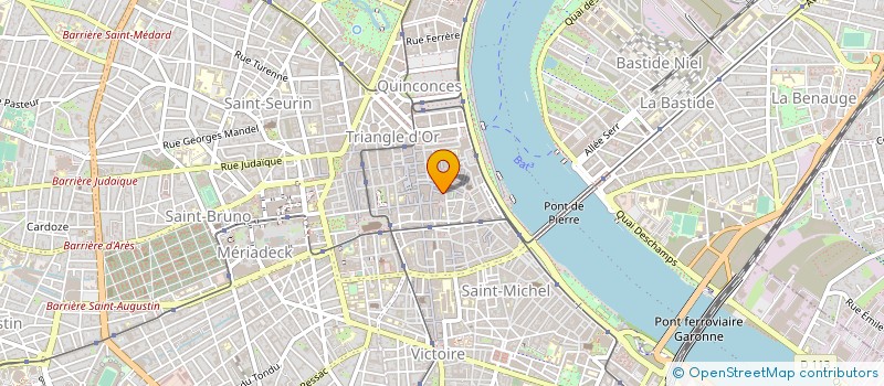localisation de l'entreprise MADAME FREDERIQUE FRANCOIS à BORDEAUX