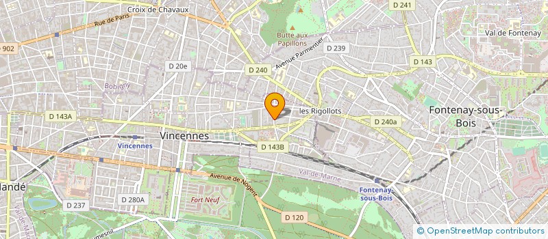 localisation de l'entreprise MADAME FREDERIQUE FREDJ à VINCENNES