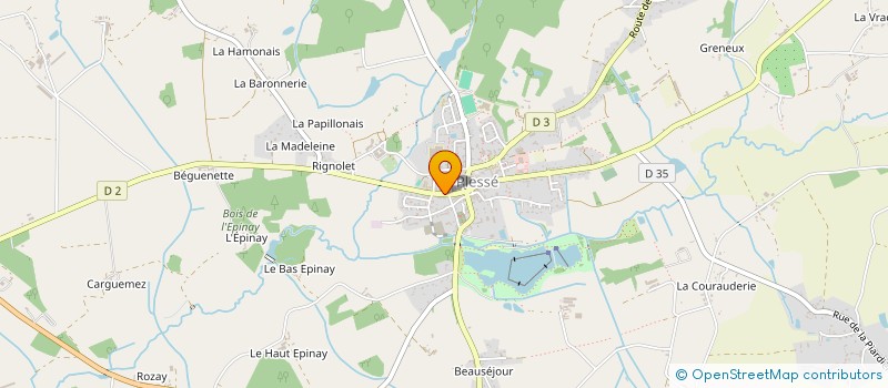 localisation de l'entreprise MADAME FREDERIQUE GABORIAUD  PLESSE