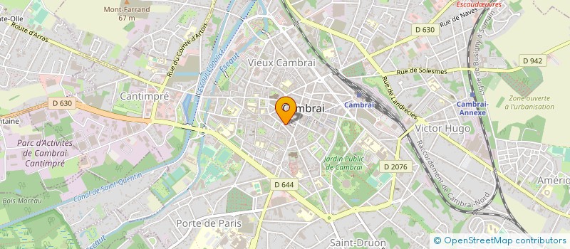 localisation de l'entreprise MADAME FREDERIQUE GARCON  CAMBRAI