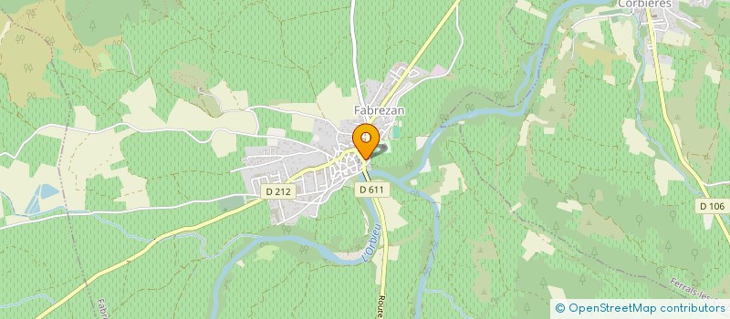 localisation de l'entreprise MADAME FREDERIQUE GASPARINI  FABREZAN