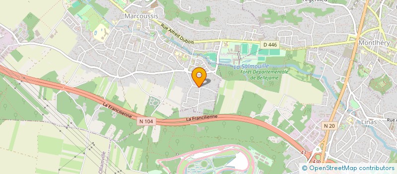 localisation de l'entreprise MADAME FREDERIQUE GAUTHIER  MARCOUSSIS