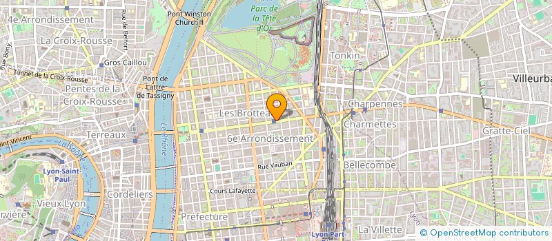 localisation de l'entreprise MADAME FREDERIQUE GAY  LYON