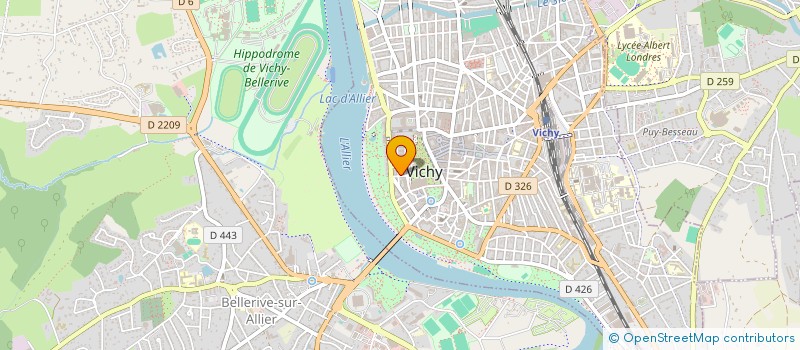 localisation de l'entreprise MADAME FREDERIQUE GEHIN à VICHY