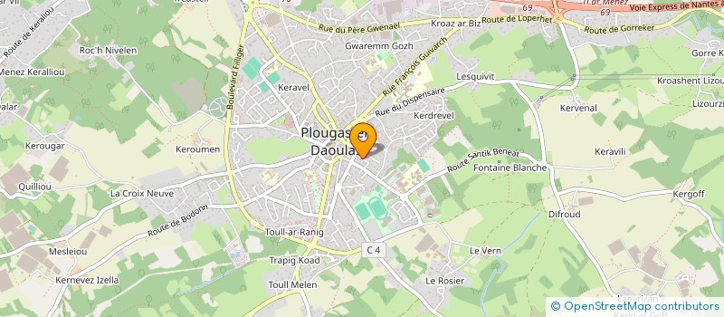 localisation de l'entreprise MADAME FREDERIQUE GELY à PLOUGASTEL-DAOULAS