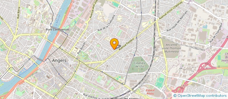 localisation de l'entreprise MADAME FREDERIQUE GERMANAUD  ANGERS