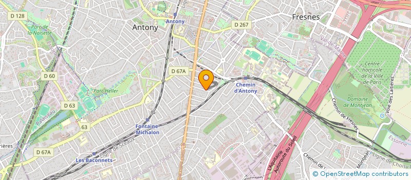 localisation de l'entreprise MADAME FREDERIQUE GIRAULT à ANTONY