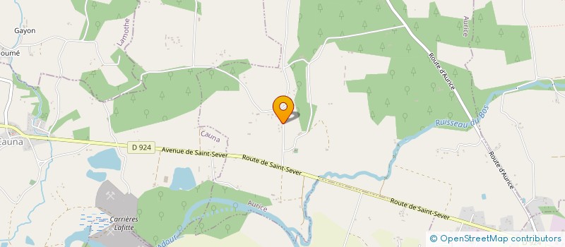 localisation de l'entreprise MADAME FREDERIQUE GIROUARD  AURICE