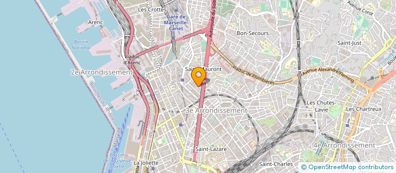 localisation de l'entreprise MADAME FREDERIQUE GOHE à MARSEILLE