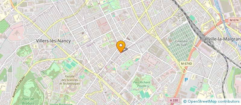 localisation de l'entreprise MADAME FREDERIQUE GOLIOT  NANCY