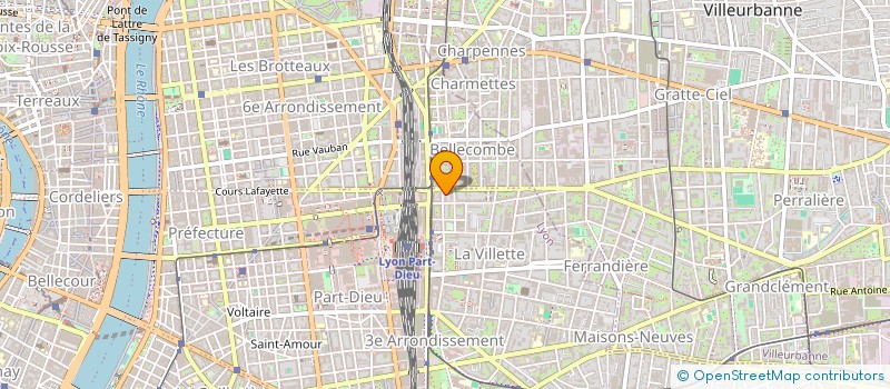 localisation de l'entreprise MADAME FREDERIQUE GONON  LYON