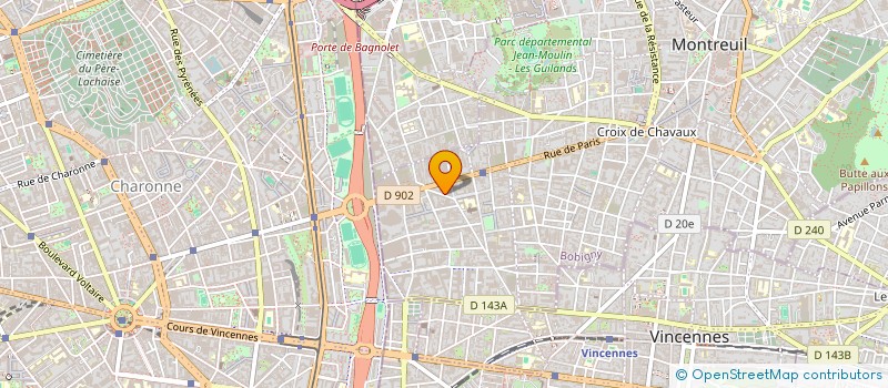 localisation de l'entreprise MADAME FREDERIQUE GORMAND à MONTREUIL