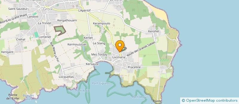 localisation de l'entreprise MADAME FREDERIQUE GOULLETQUER à GROIX