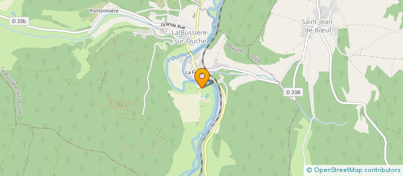 localisation de l'entreprise MADAME FREDERIQUE GOULLEY  LA BUSSIERE-SUR-OUCHE